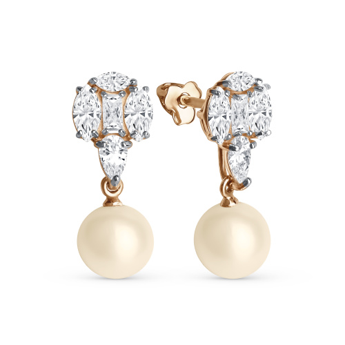 Серьги Золото 585 12-09239