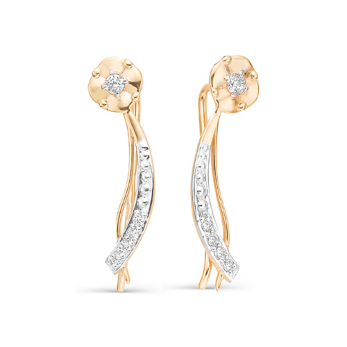 Серьги Золото 585 16-05803