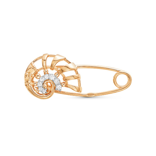 Брошь Золото 585 60-01752