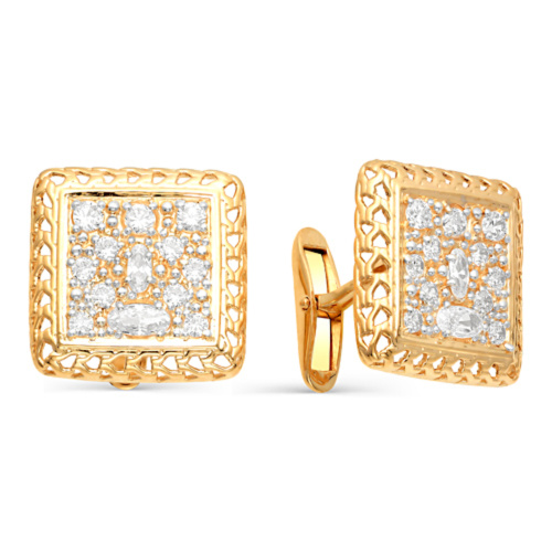 Запонки Золото 585 80-04318