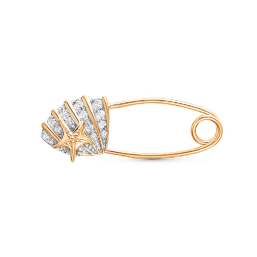 Брошь Золото 585 60-01755