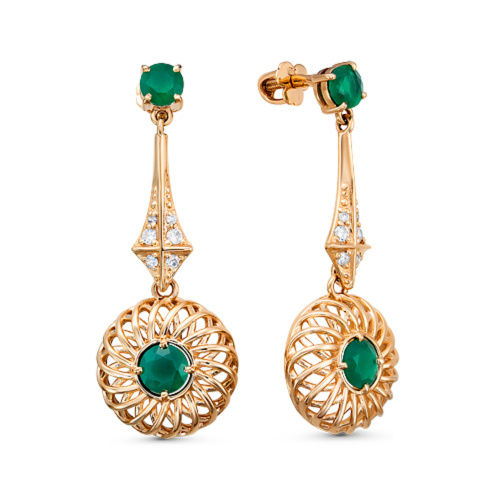 Серьги Золото 585 12-09386