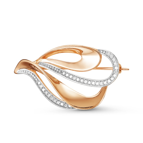 Брошь Золото 585 60-05697