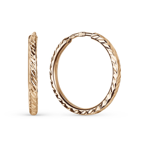 Серьги конго Золото 585 113-00015