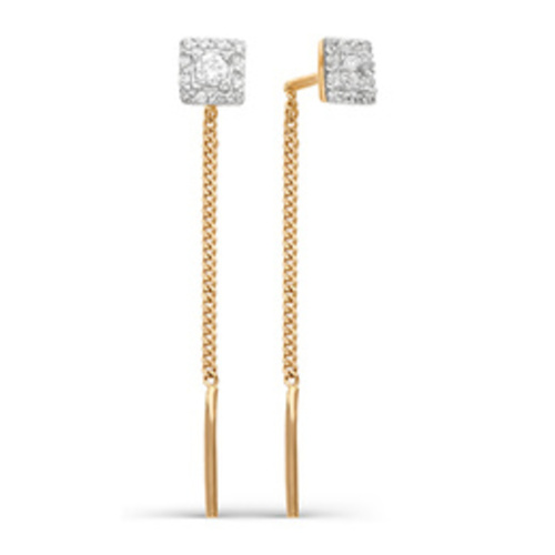 Серьги Золото 585 15-00236