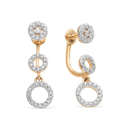 Серьги Золото 585 12-05477
