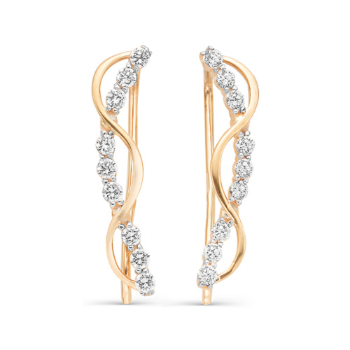 Серьги Золото 585 16-05801