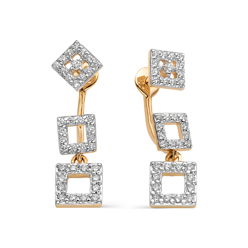 Серьги Золото 585 12-05476