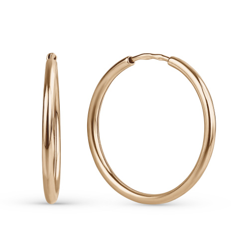 Серьги конго Золото 585 113-00010