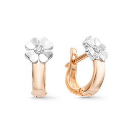 Серьги Золото 585 19-06420