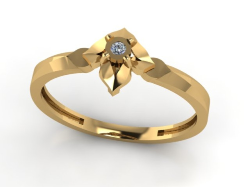 Кольцо Золото 585 21-05015