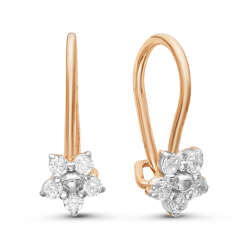 Серьги Золото 585 13-07277